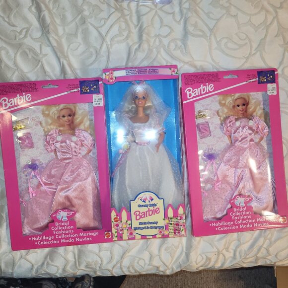 Barbie Other - Country Bride Barbie & Bridal Fashion Lot